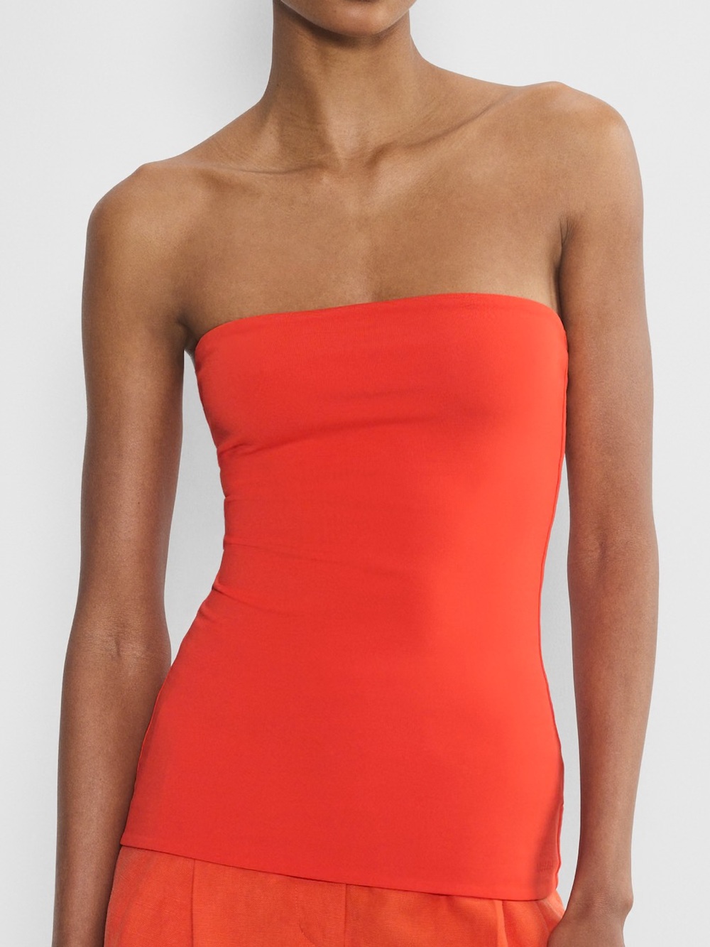 Aritzia Women XS Poppy Red Y2K Strapless Original Contour Hip Tube Top NWOT